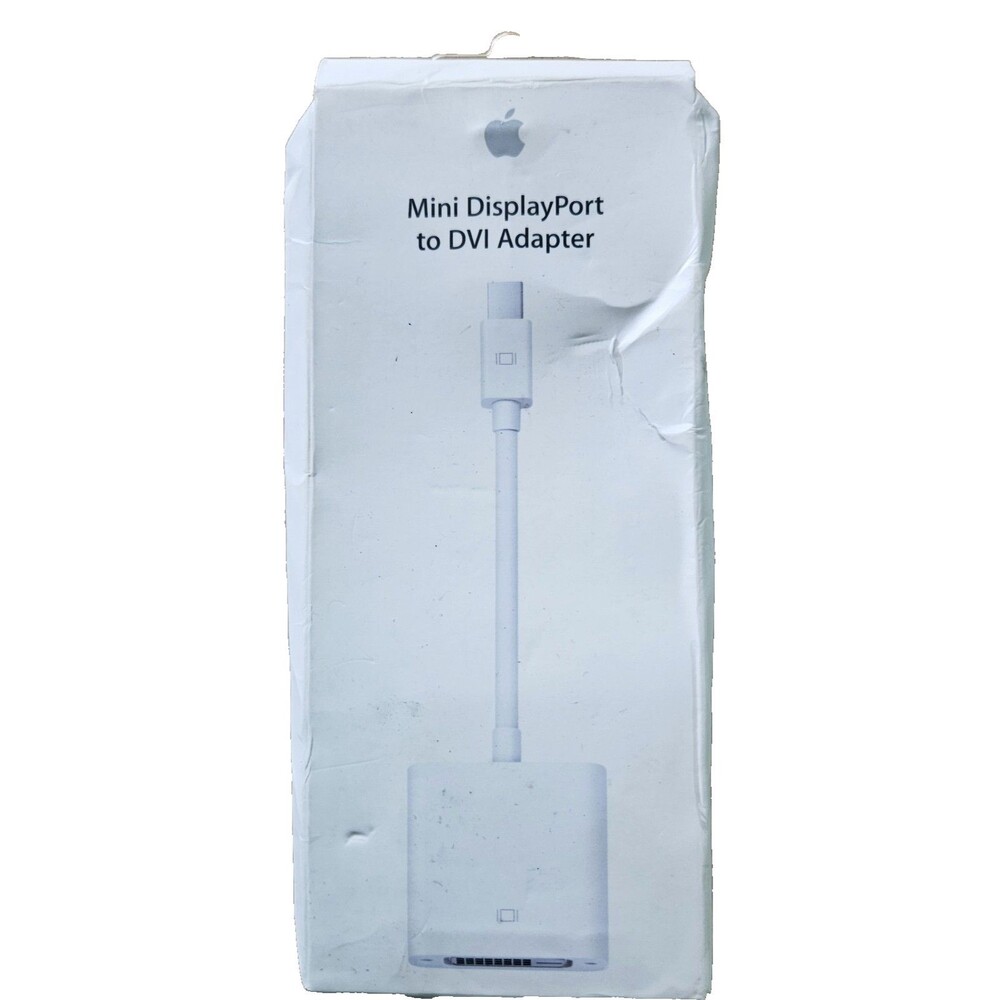 Apple A1305 Mini DisplayPort to DVI Adapter OEM Original White Open Box
